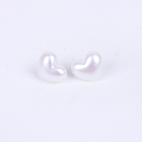Heart Pearl Earring Large Pearl