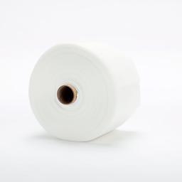 a roll of white paper