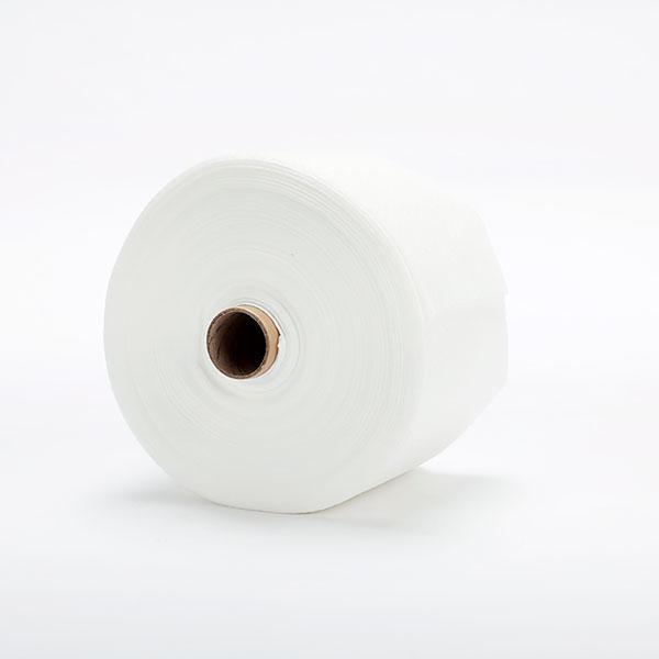 a roll of white paper