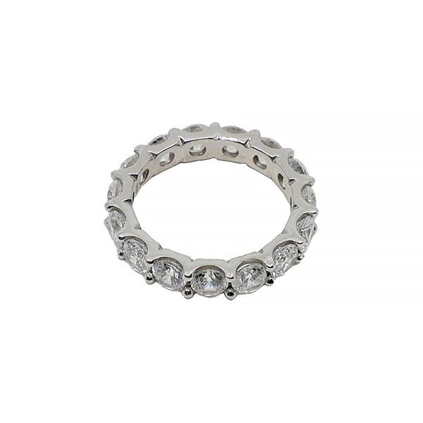 sterling silver and cubic zirconia ring