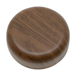 round wooden coaster
