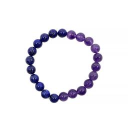 a purple agate bracelet