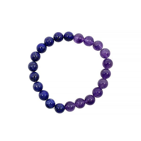 a purple agate bracelet