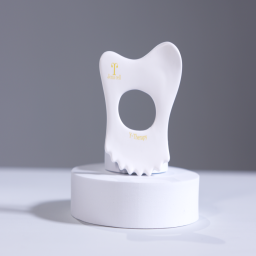 Crafted from premium, skin-safe ceramic, the tool features an ergonomic design that ensures a comfortable grip and effective application on delicate areas. It is both aesthetically refined and functionally advanced, making the Jenacell Y-Zone Gua Sha an ideal tool for premium women's health and self-care routines.