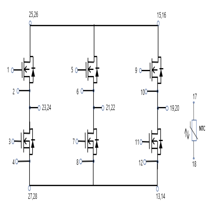 1200V 30mΩ six-PAK Power Module  Package
JG1R30M12SP