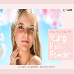 Expression of youthful and beautiful skin tone