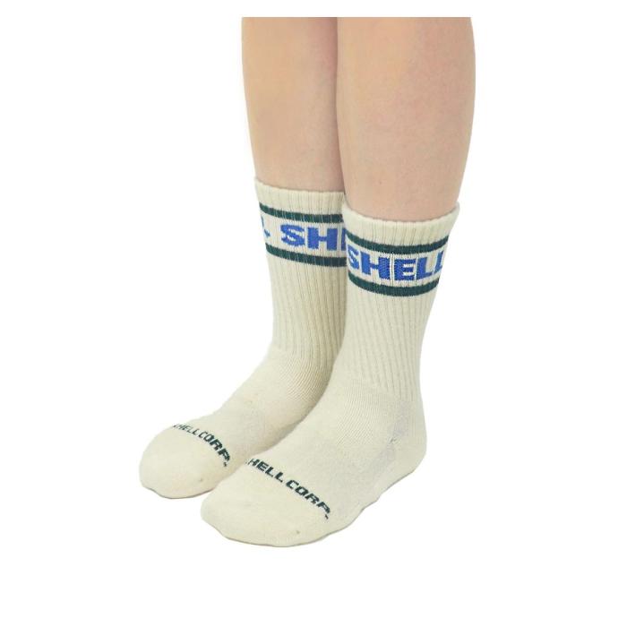 white shell socks