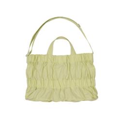 the tote bag in light green