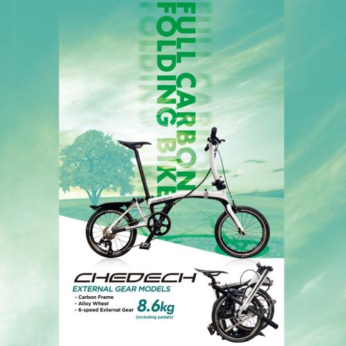 Fashion chedech carbon folding bike