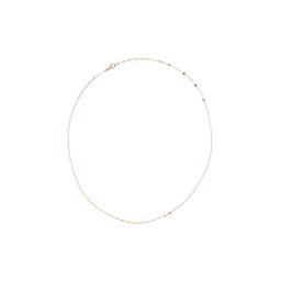 gold filled circle necklace