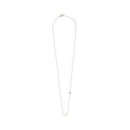 a sterling silver chain necklace with a star pendant
