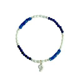 the blue agate bracelet