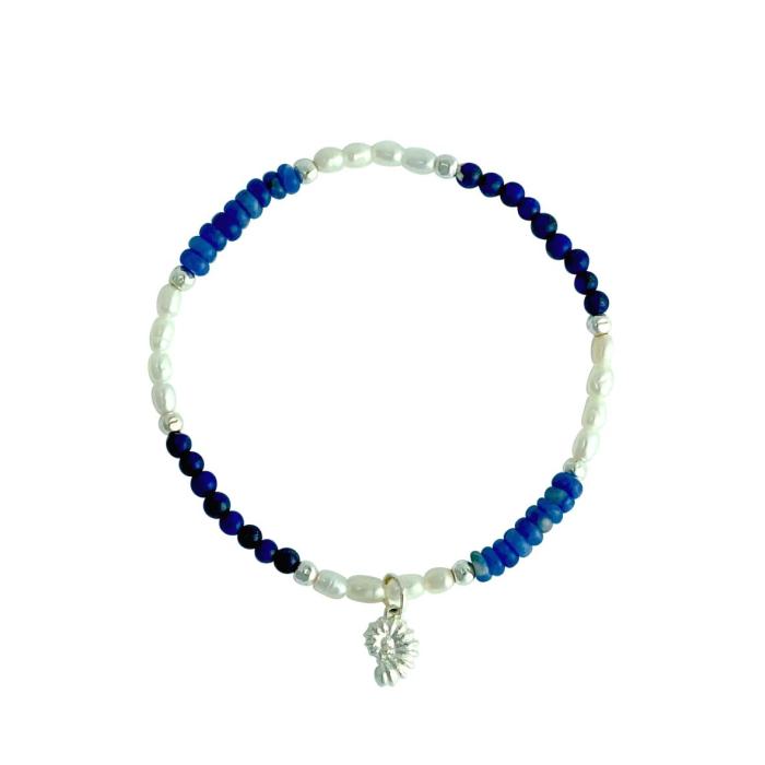 the blue agate bracelet