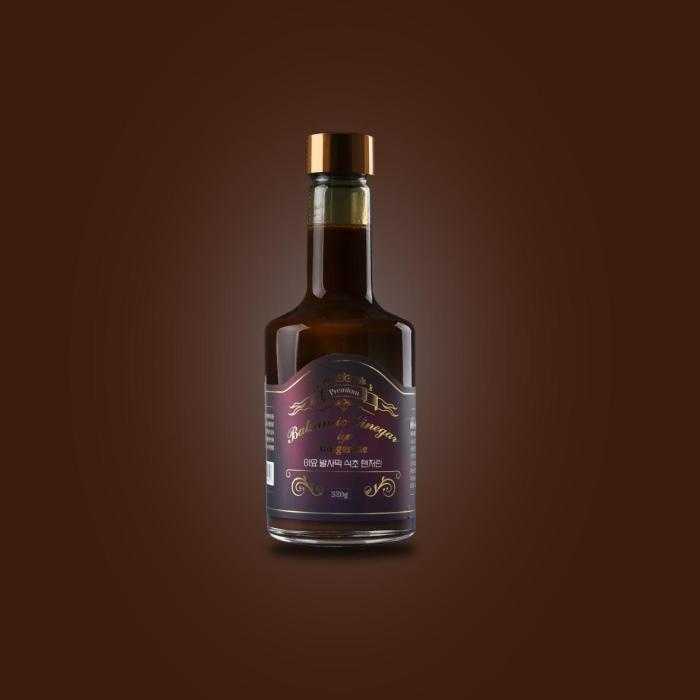 Jeju green tangerines and citrus 100% fermented balsamic vinegar.