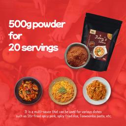 You can easily cook tteokbokki, a popular Korean food, with just one powder sauce