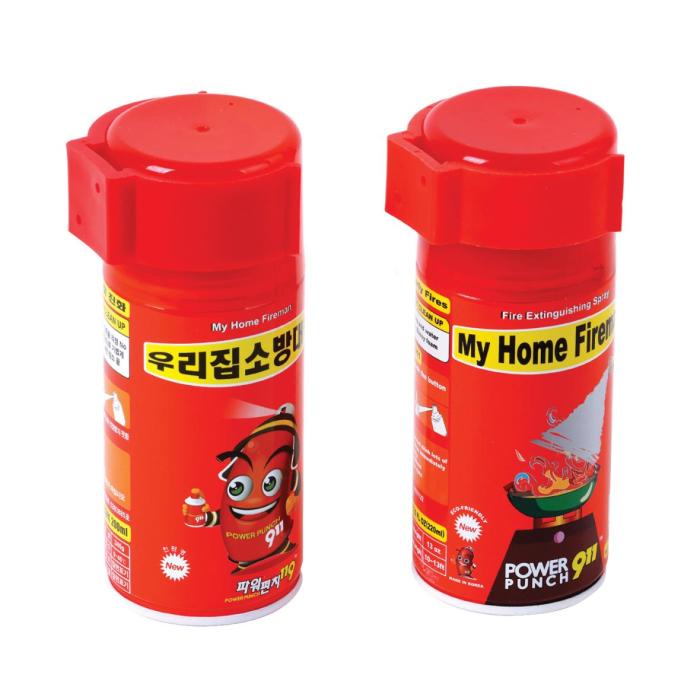 It is a public interest product that is useful for protecting individual lives and property by easily using it by men, women, elderly, and children because it exhibits excellent fire extinguishing ability in the early stages