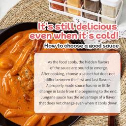 You can easily cook Rose tteokbokki, a popular Korean food, with just one powder sauce
