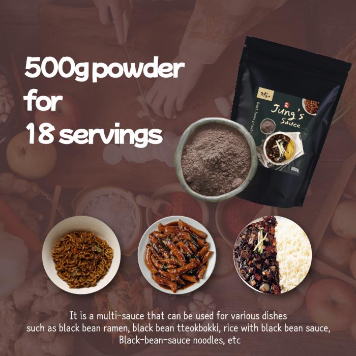 Using Korean black bean sauce, you can cook easy, simple, and delicious dishes with one sauce for various foods such as black bean noodles, black bean tteokbokki, and black bean rice