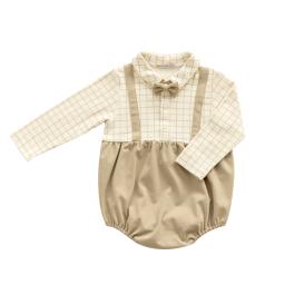 Flick romper_Beige