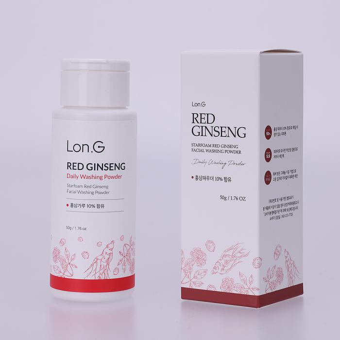 Contains 10% Red Ginseng Powder Skin-friendly mildly acidic pH 5.9 cleanser