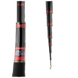 An ultra-light and highly elastic fishing rod
