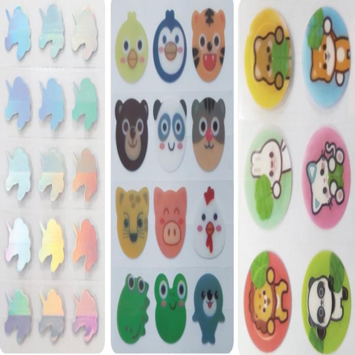 Customized items
Character products with colorful designs