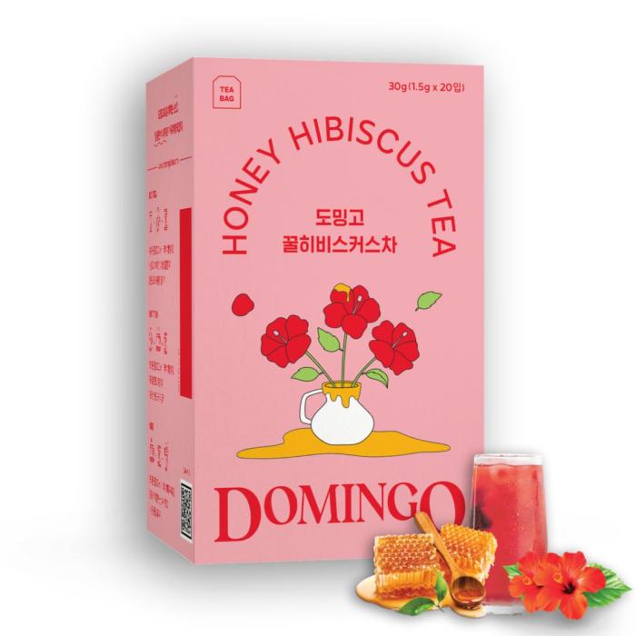 DOMINGO Honey Hibiscus Tea 20 Tea Bags