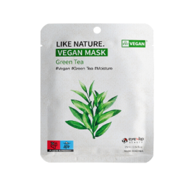 like nature vegan mask green tea