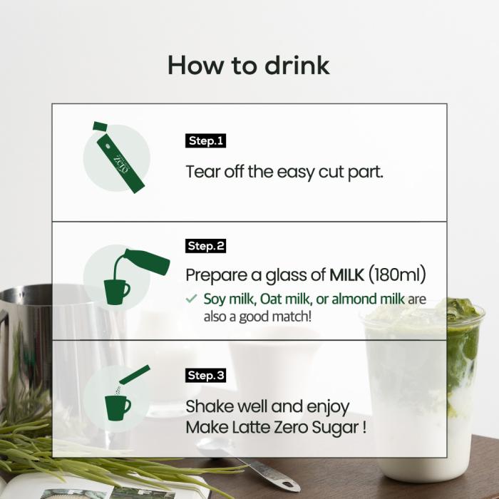 the zero matcha green tea