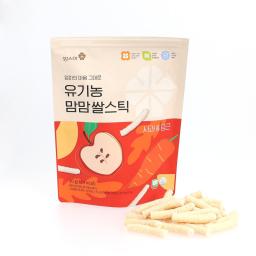 Organic Mammam Rice Sticks - Apple & Carrot