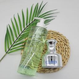 Hyaline gel (real product) + ice cooler used together
=> Sunburn and red damage instantly soothe skin