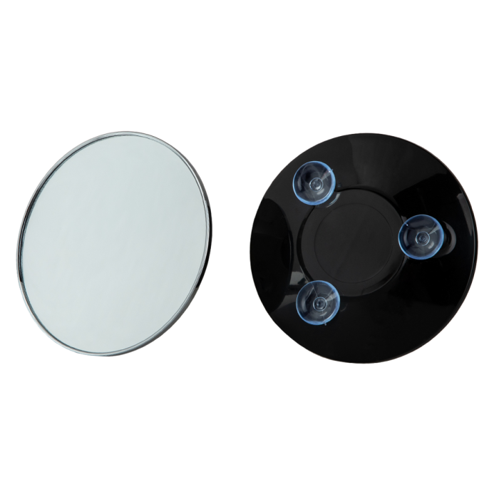 a mirror and a speaker