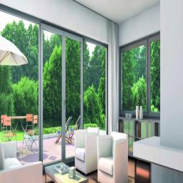 look clear inside living room after installing IR window film