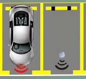 The RFID Detector on the ground of parking lot communicates with the two of metal tags.