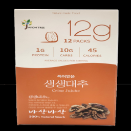 12g of jujube slice chips are sealed each, so you can easily carry them with you in a small package and eat them like snacks.