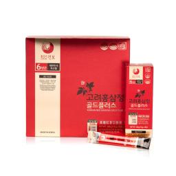 a red box and a package of tea
