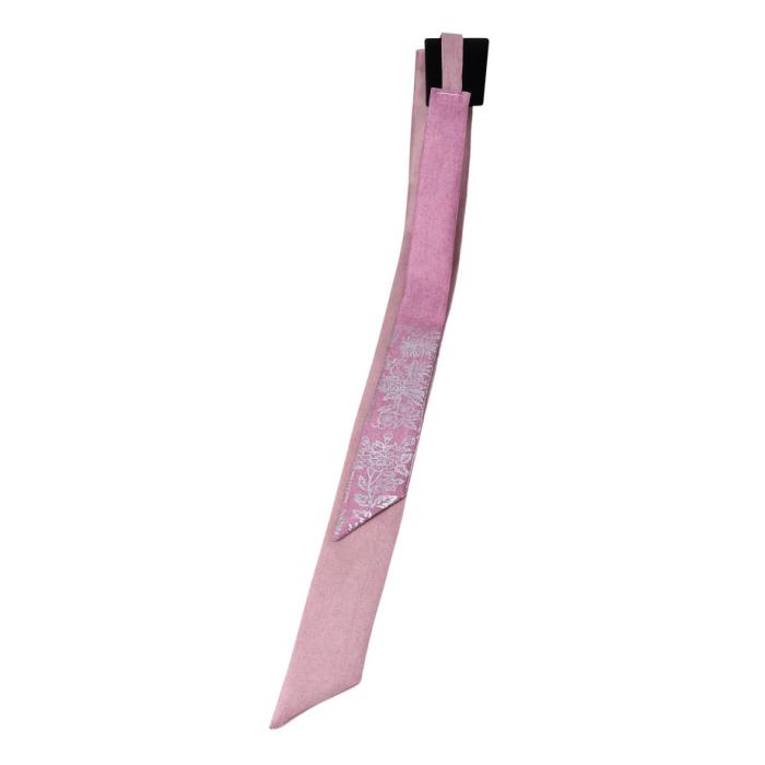 Hyangdae: Hanbok fabric norigae accessories -light pink