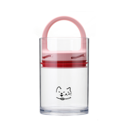 a portable vacuum container