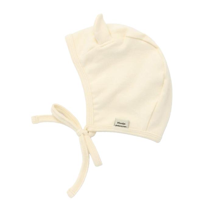 organic cotton baby hat with knot