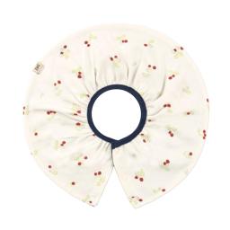 the cherry print baby bib