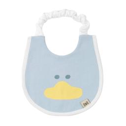 a bib with a duck design
