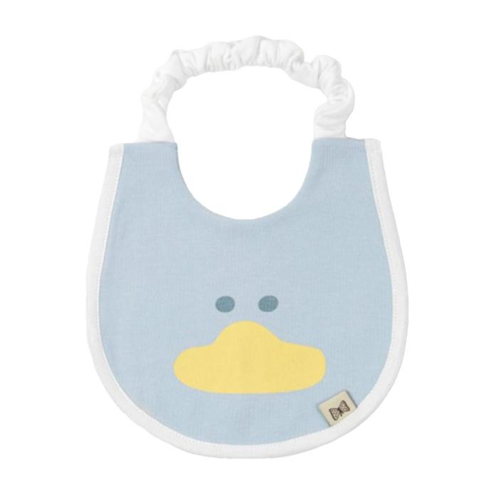 a bib with a duck design