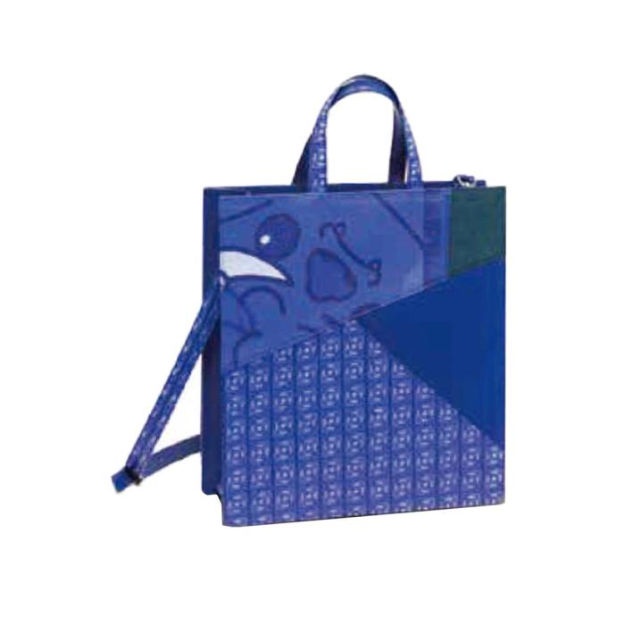 blue tote bag