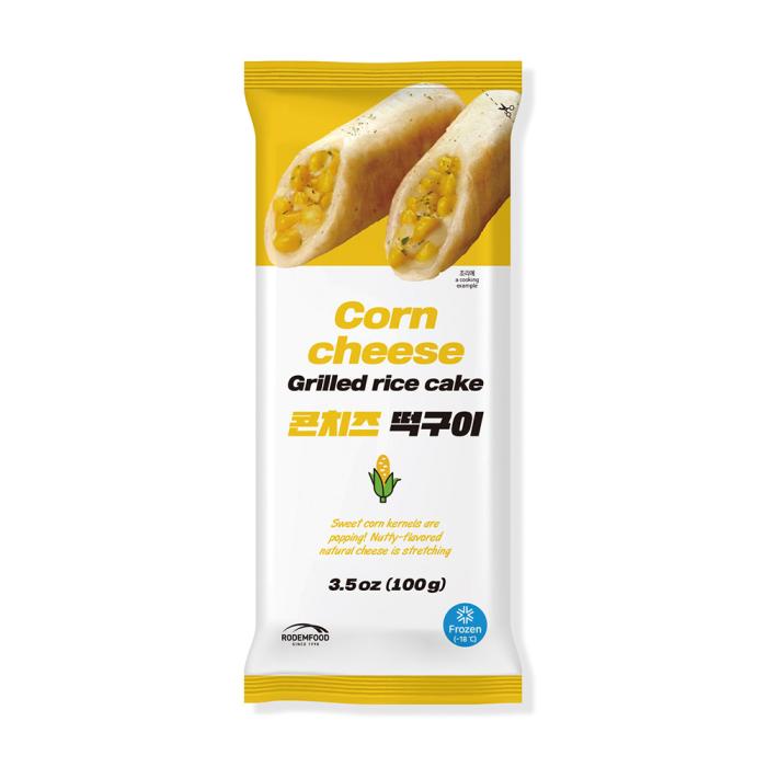 corn cheese grilled rice cakes