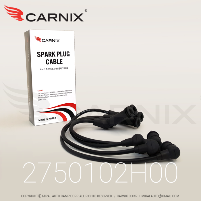 CARNIX spark plug cables - Made in Korea