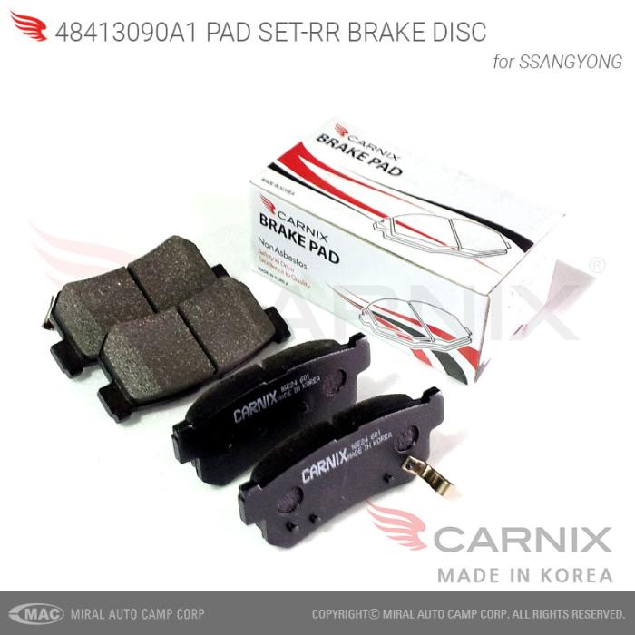 Korean brake pads -CARNIX - made in Korea