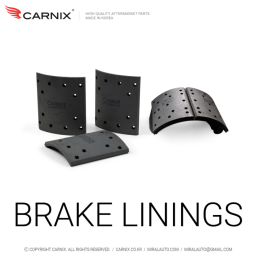 CARNIX - Brake lining - made in Korea