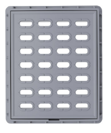 Polymer Smart Manhole Cover - General Anti-Left Grating: Road Side, Shopping Mall, Housing Side, S Hinge Anti-Left Function