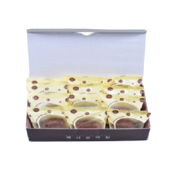 a box of 12 chocolate chip cookies