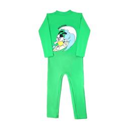 'Swimmabebe' Sugnature Neonade Rashguard GreenApple